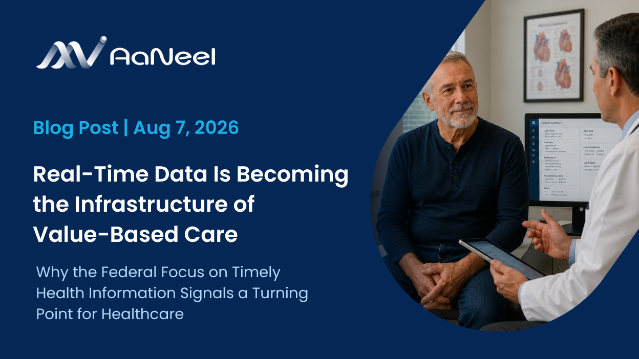 AaNeel Blog: Real-Time Healthcare Data and Value-Based Care
